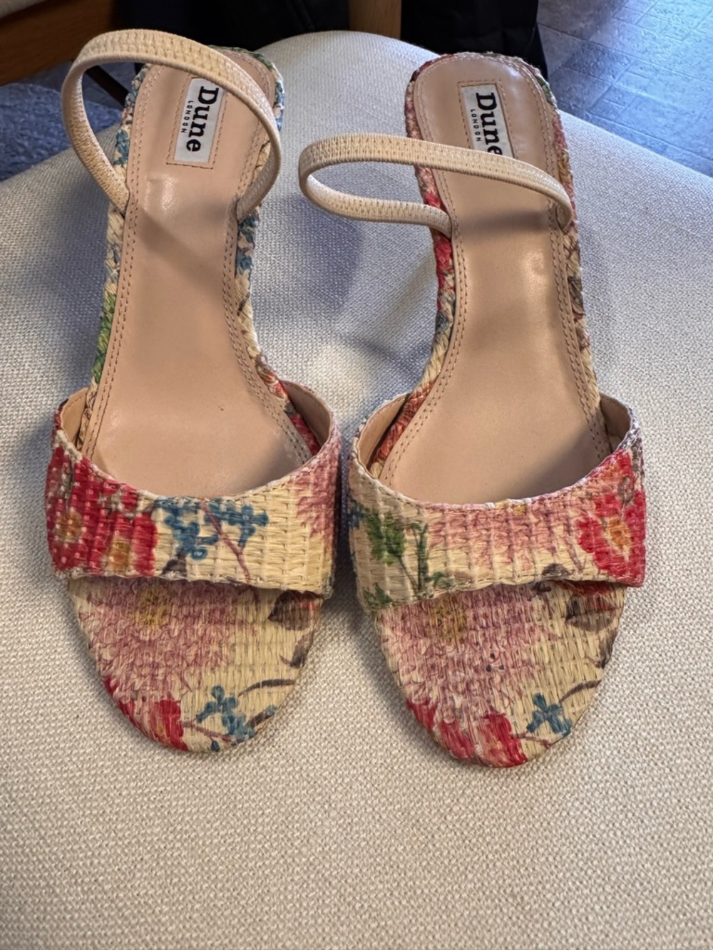 Dune London Madeline Sandal | RAFFIA